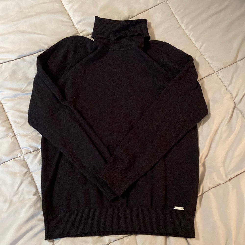 Calvin Klein Women’s black turtleneck sweater size large
